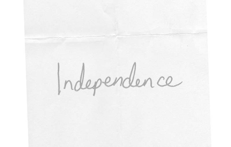 Independence stulised