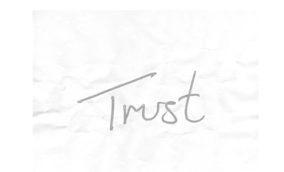 Handwritten note reading Independence